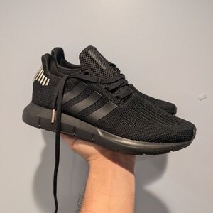Adidas Triple Black Knit Sneakers